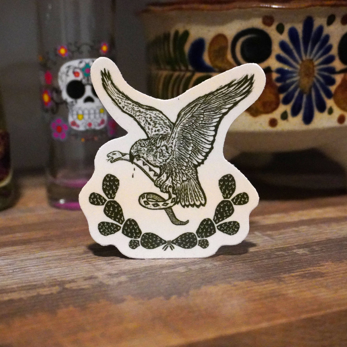 Mexican Eagle Sticker