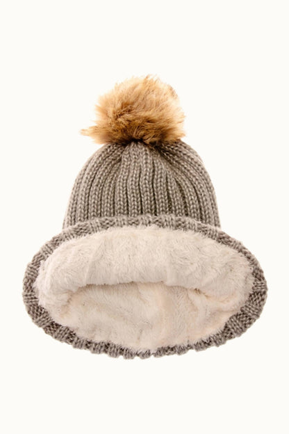Lurex Sparkle Beanie w Pom Pom