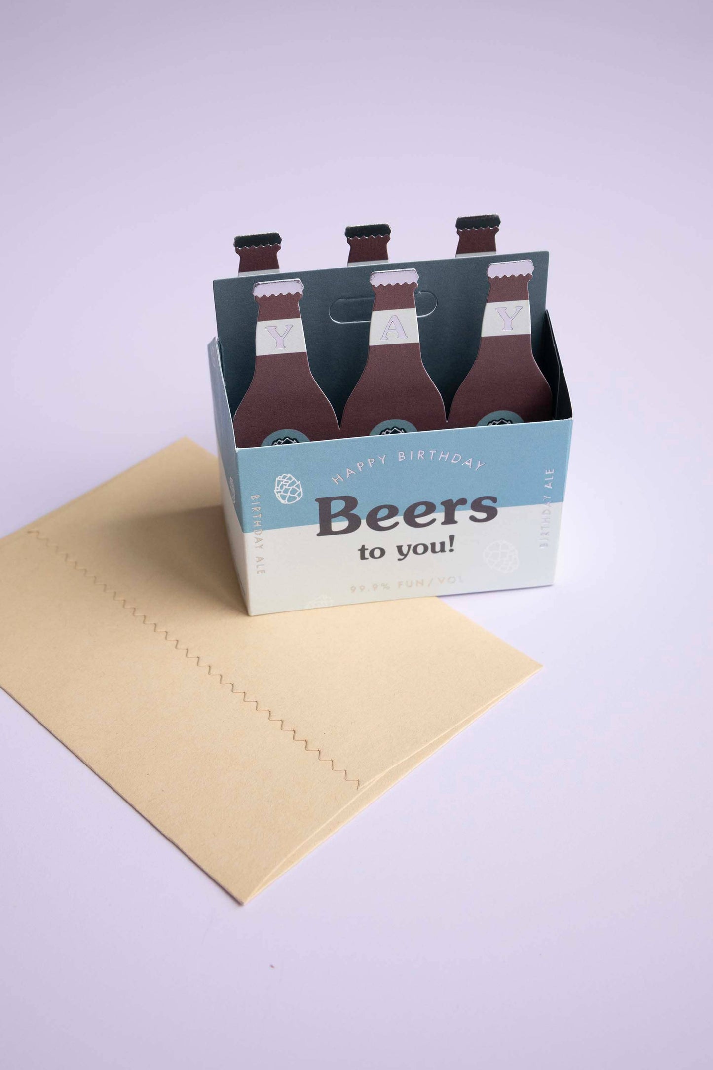 6 Pack Birthday Card