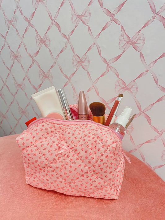 Flushed and Flirty Makeup Bag