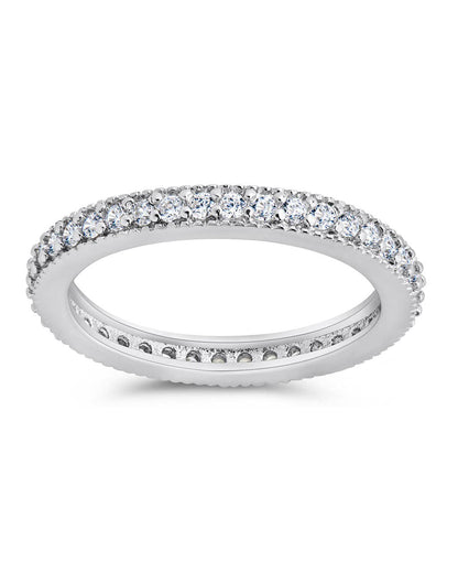 Ice CZ Band Ring