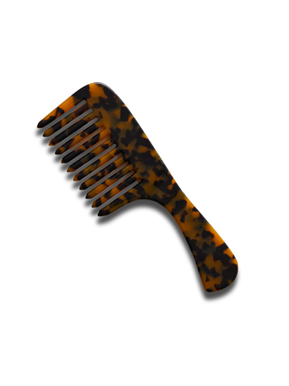 Wide Tooth Acetate Hair Comb | Eco-Friendly