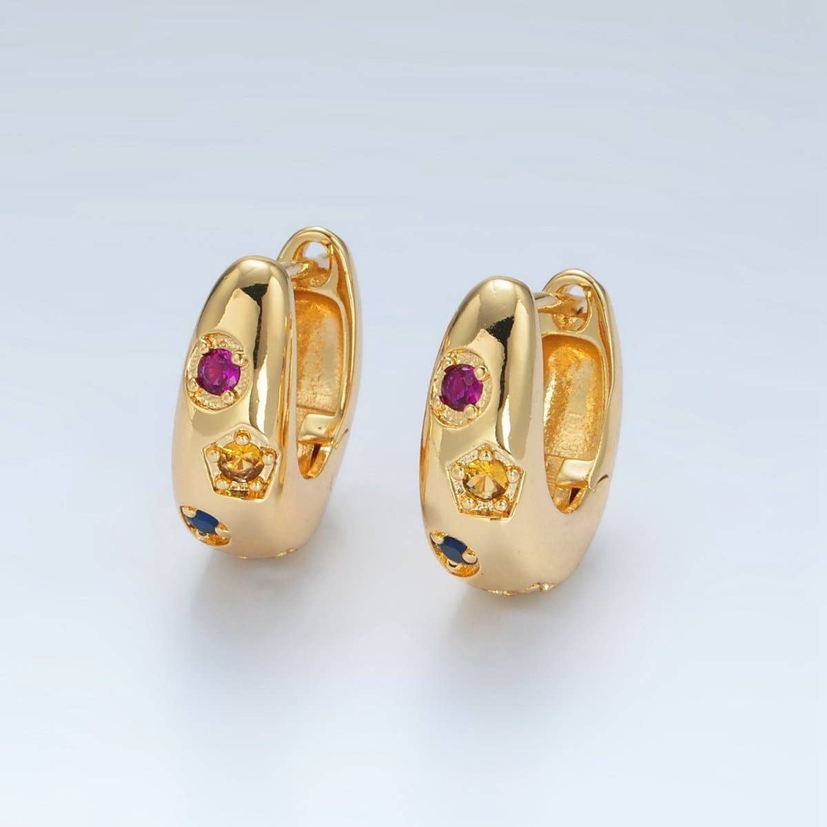 Dina CZ Hoops