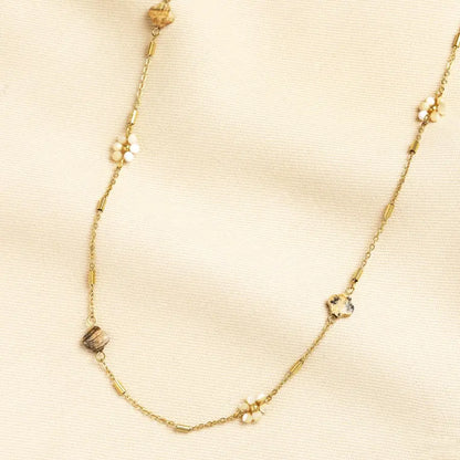 Taz Clover & Flower Necklace