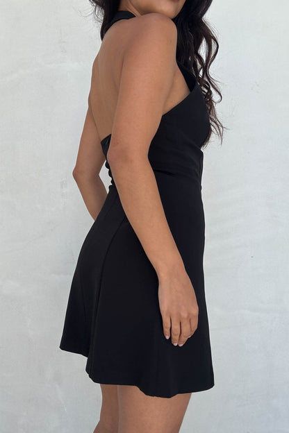 Eloise Tailored Halter Dress