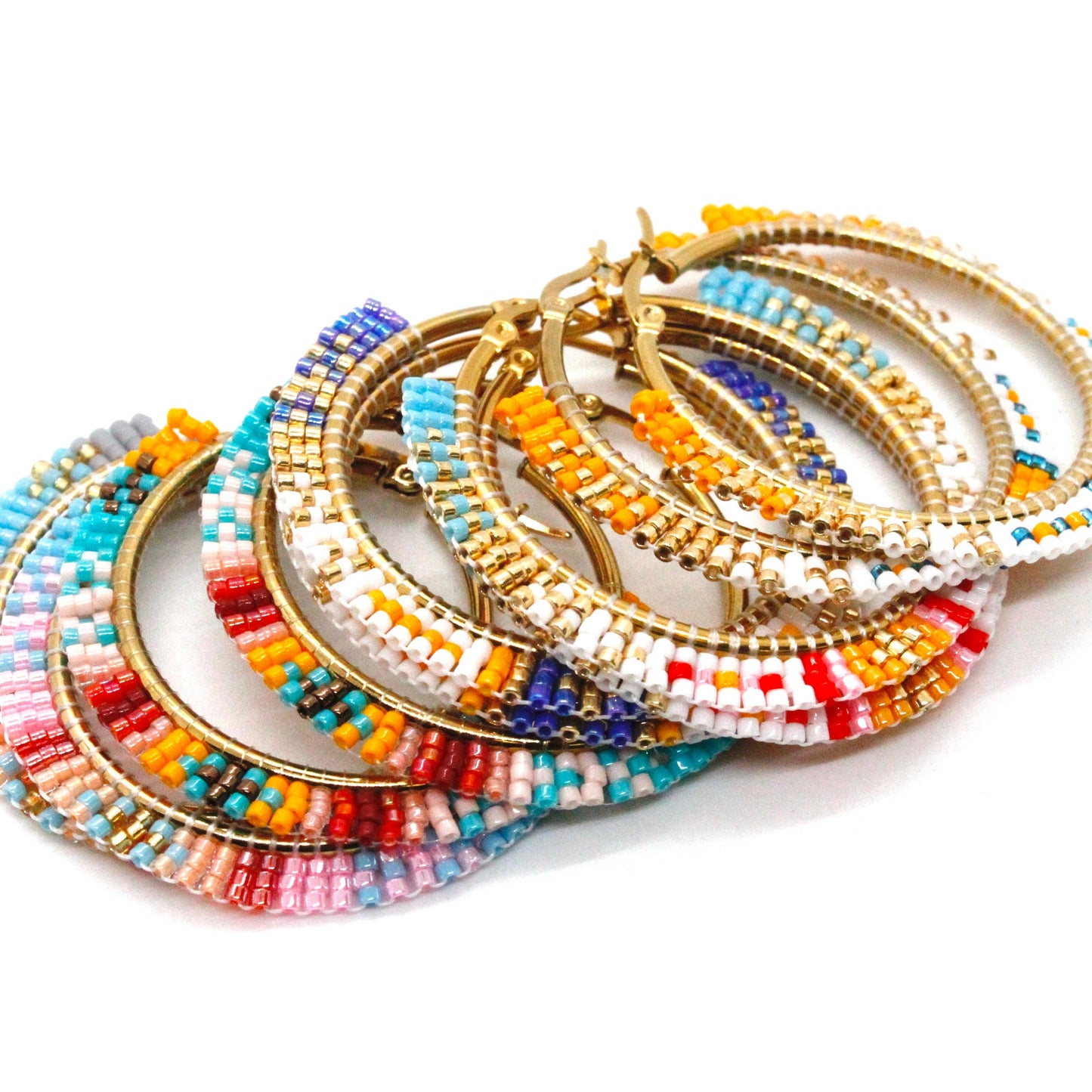 Hayek Beaded Hoop