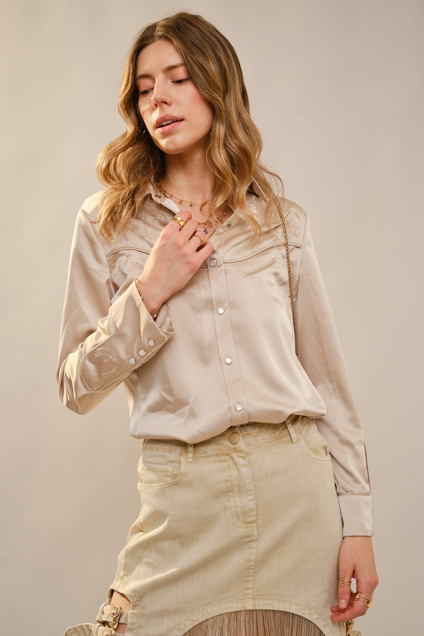 Western Star Satin Shirt